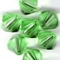 Swarovski Crystal 24 Peridot 4mm Bicones 5301