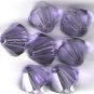 Swarovski Crystal 24 Tanzanite 4mm Bicones 5301