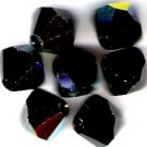 Swarovski Crystal 24 Jet Aurora Borealis 4mm Bicones 5301