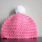 Strawberry Pink Baby Beanie