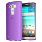 LG G3 Ultra Thin Slim Transparent Crystal Soft TPU Gel Case Cover - PURPLE