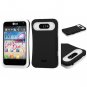 Ultra Sim Rubberized Card Holder Hybrid Hard Case Cover for LG MS770 Motion 4G