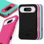 Ultra Sim Rubberized Card Holder Hybrid Hard Case Cover for LG MS770 Motion 4G