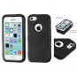 Ultra Slim Designer Rugged Shock Absorb Hybrid Case Cover for Apple iPhone 5C