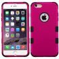Dual Layer Titanium Pink Tough Rugged Armor Case Cover for Apple iPhone 6 Plus