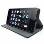 Designer Amazon Fire Phone Folio Wallet Card Holder Protector Case Cover (Black)