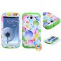 Graphics Tough Rugged Armor Case Cover Belt Clip Holster for Samsung Galaxy S3