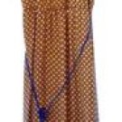 NWT Nutmeg Corey Lynn Calter Silk Dots Maxi Dress