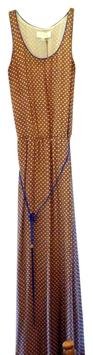 NWT Nutmeg Corey Lynn Calter Silk Dots Maxi Dress