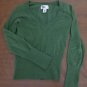 SO Social Occasions Green V-Neck Sweater Juniors Size S