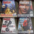 Lot of 4 Back Issues of Guitar One Magazine: Mar 01, July 01, Sept 01, Feb 02