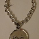 Vintage Silver ID Bracelet "Claudia"