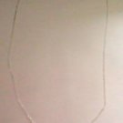 18 Inch Italian Silver Necklace Cable Chain (.925)