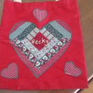 Vintage Handmade Bookback/Tote Personalized "Becky"