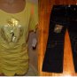 Bby Phat 1x, 14 outfit, Golddigger Jeans and Cute Sunny Yellow Top