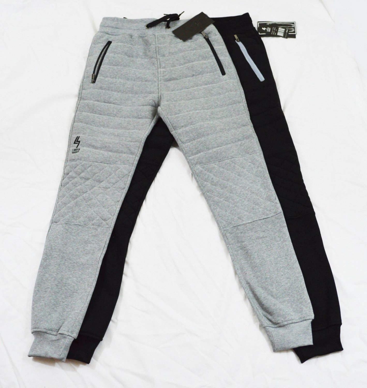 NASA Quilted Fleece Sweat Track Jogger Pant