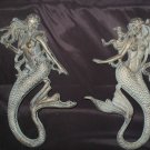 Pair of Cast Iron Mermaid wall plaques