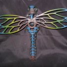 Cast Iron Wall Mounted Dragonfly with Tea Candle Holder