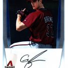 Charles Brewer #BCP12 - Diamond Backs 2011 Chrome Auto Baseball Trading Card