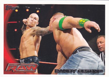 Randy Orton #9 - WWE Topps 2010 Wrestling Trading Card