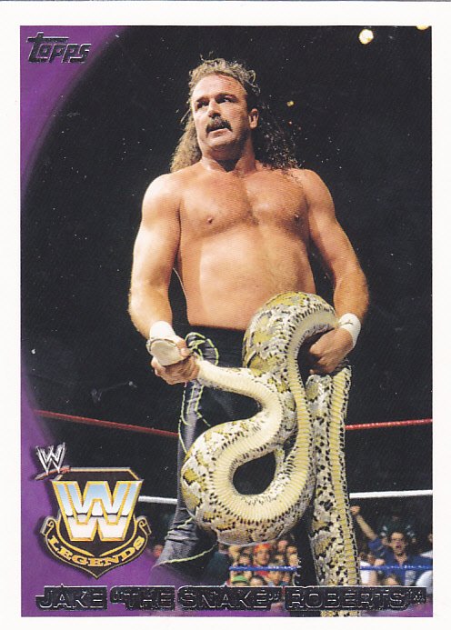 Jake "snake" Roberts #94 - WWE 2010 Topps Wrestling Trading Card