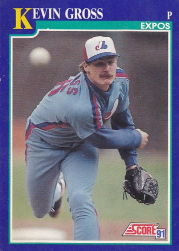 Kevin Gross #22 - Expos 1991 Score Baseball Trading Card