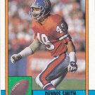 Dennis Smith #36 - Broncos 1990 Topps Football Trading Card