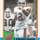 Alphonso Carreker #46 - Broncos 1990 Topps Football Trading Card