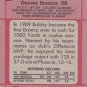 Bobby Humphrey #32 - Broncos 1990 Topps Rookie Football Trading Card