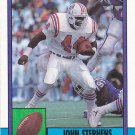 John Stephens #427 - Patriots 1990 Topps Football Trading Card
