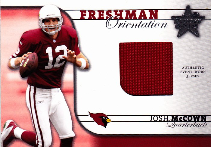 Josh McCown #FO-5 - Cardinals 2002 Donruss - Event Worn - Football Card