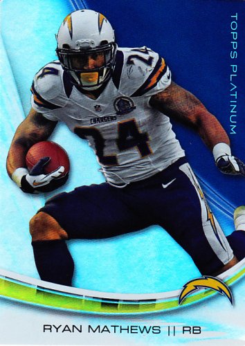 Ryan Mathews #21 - Chargers 2013 Topps Platinum Football Trading Card