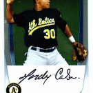 Yordy Cabrera #BCP97 - Athletics 2011 Crome Baseball Trading Card