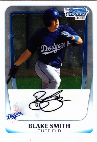 Blake Smith #BCP91 - Dodgers 2011 Bowman Chrome Baseball Trading Card