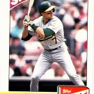 Walt Weiss #22 - Athletics 1989 Topps Bazooka Baseball Trading Card