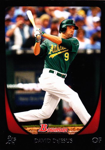 David DeJesus - Athletics 2011 Bowman Baseball Trading Card