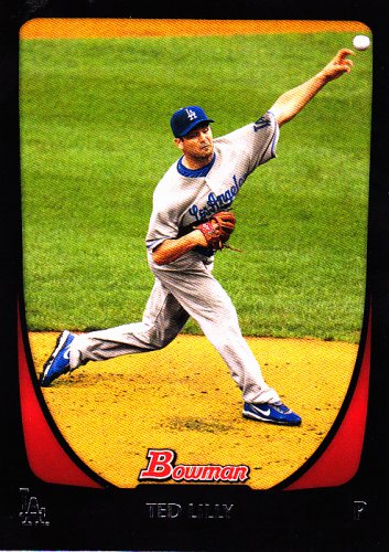 Ted Lilly #8 - Dodgers 2011 Bowman Baseball Trading Card