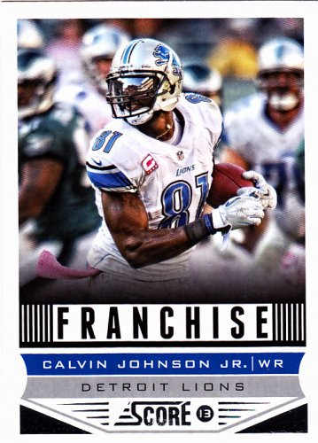 Calvin Johnson Jr #277 - Lions 2013 Score Football Trading Card