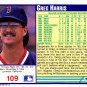 Greg Harris #109 - Red Sox 1991 Score Baseball Trading Card