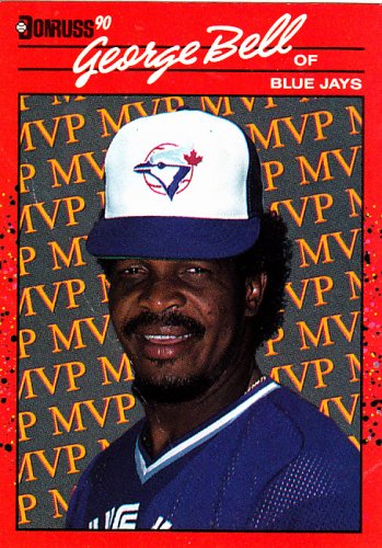 George Bell #BC-13 - Blue Jays 1990 Donruss Baseball Trading Card