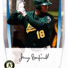 Jeremy Barfield #BP3 - Athletics 2011 Bowman Auto Baseball Trading Card