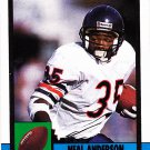 Neal Anderson #367 - Bears 1990 Topps Football Trading Card