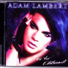 For Your Entertainment by Adam Lambert CD 2009 - Very Good