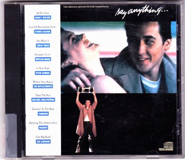 Say Anything by Original Soundtrack CD 1989 - Very Good