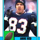 Andre Reed #204 - Bills 1990 Topps Football Trading Card