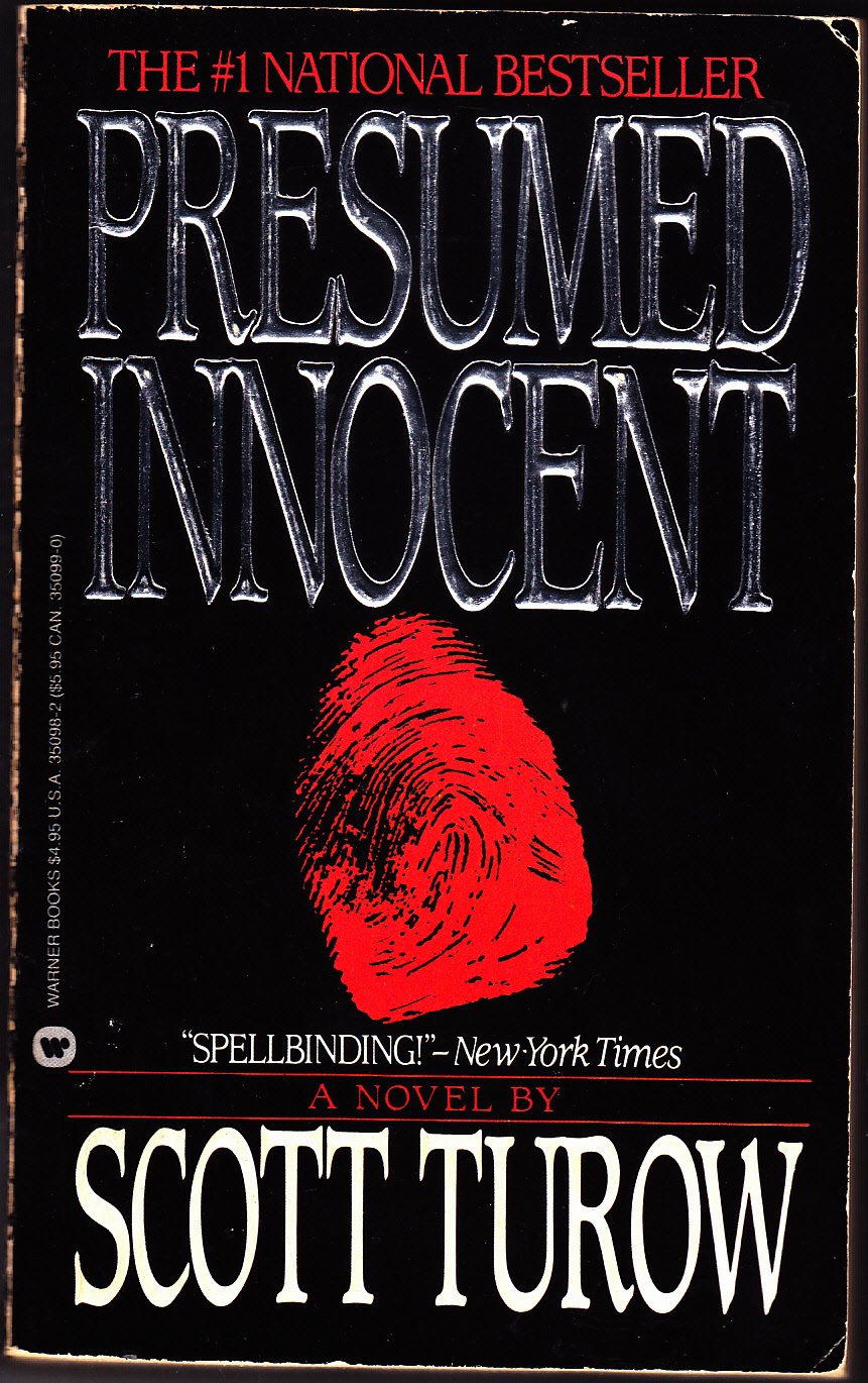 Presumed Innocent by Scott Turow 1988 Paperback Book - Good