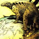 Antarctic Nodosaur #38 - Stout 1993 Fantasy Art Trading Card