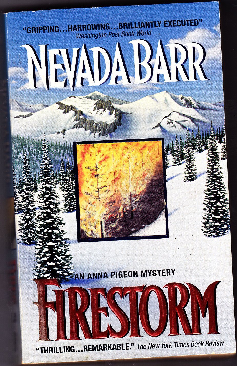 Firestorm (Anna Pigeon) by Nevada Barr 1997 Paperback Book - Very Good
