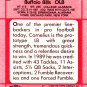 Cornelius Bennett #208 - Bills 1990 Topps Football Trading Card