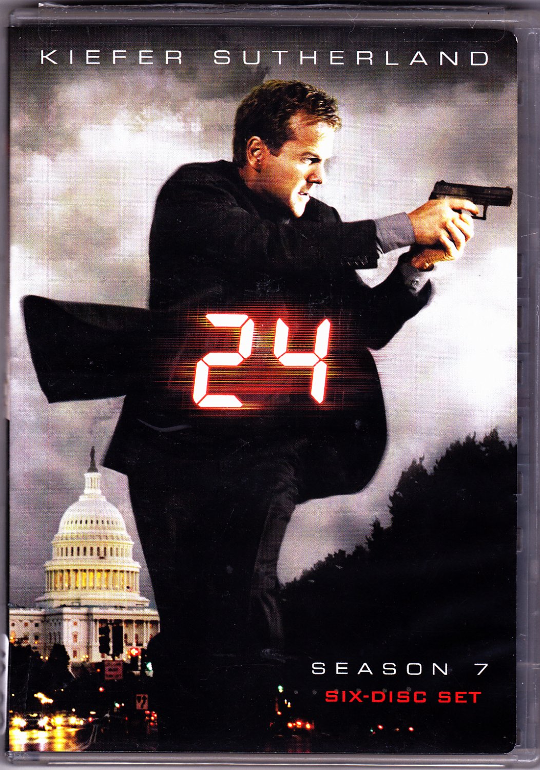 24 - Complete 7th Season DVD 2009, 6-Disc Set - Very Good
